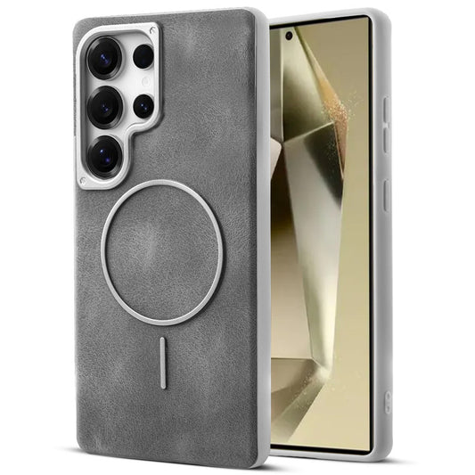 Elite PU Leather Case for Samsung S25 Ultra 5G , Hard Shell with Soft Inner Fabric & MagSafe Support