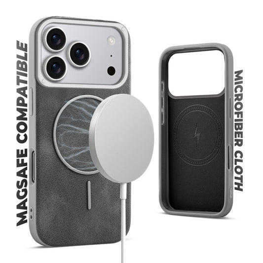 Elite PU Leather Case for Apple iPhone 17 Pro , Hard Shell with Soft Inner Fabric & MagSafe Support