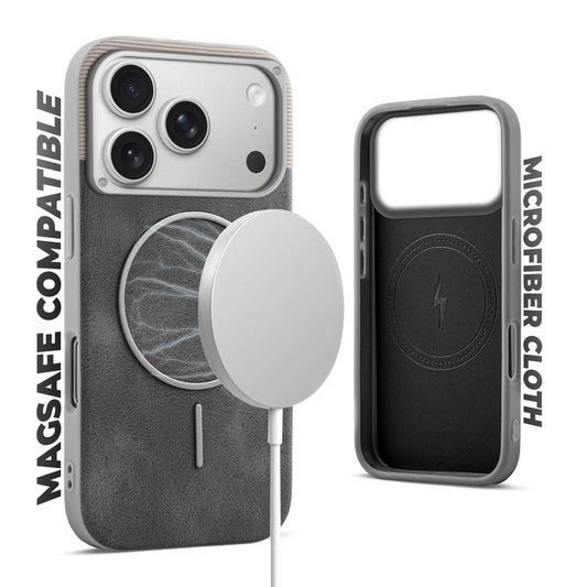 Luxury Leather MagSafe Case for Apple iPhone 17 Pro