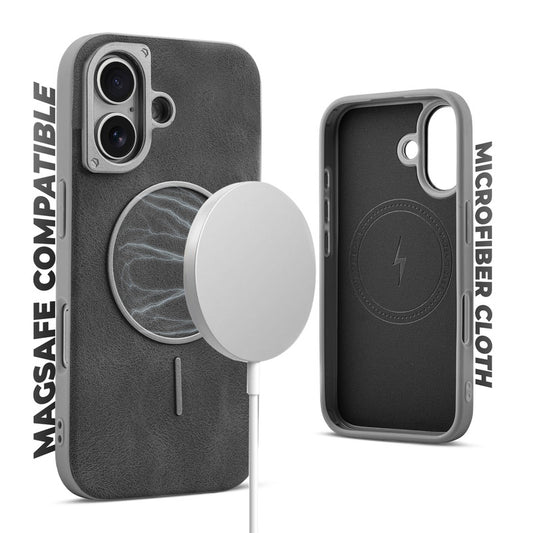 Elite PU Leather Case for Apple iPhone 17 , Hard Shell with Soft Inner Fabric & MagSafe Support