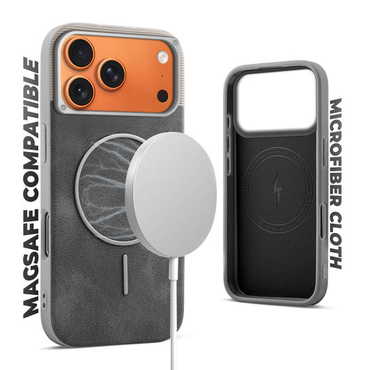 Luxury Leather MagSafe Case for Apple iphone 17 Pro Max