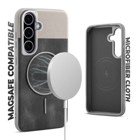 Luxury Leather MagSafe Case for Samsung A36 5G