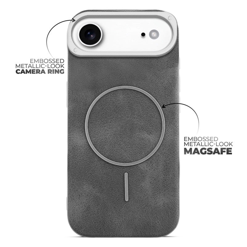 Elite PU Leather Wireless Charging Support Case for Apple iPhone 17 Air
