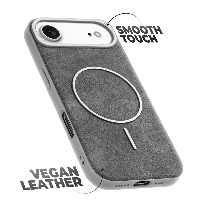 Elite PU Leather Wireless Charging Support Case for Apple iPhone 17 Air