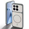 Dark Grey-White back cover for Xiaomi 17T 5G with camera cut protection and ring design on back side.