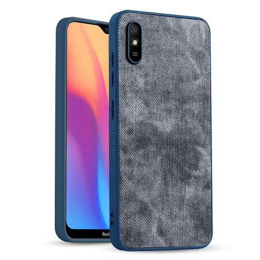 Classic Denim Finish Back Case for Redmi 9A