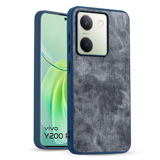 Classic Denim Finish Back Case for Vivo Y200 Pro 5G