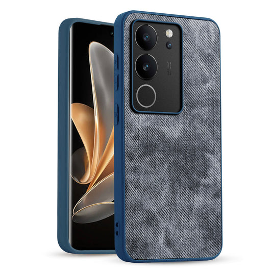 Classic Denim Finish Back Case for Vivo V29 5G