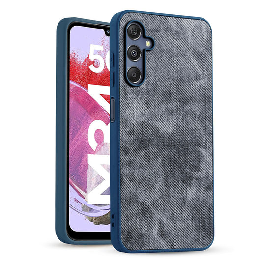 Classic Denim Finish Back Case for Samsung M34 5G