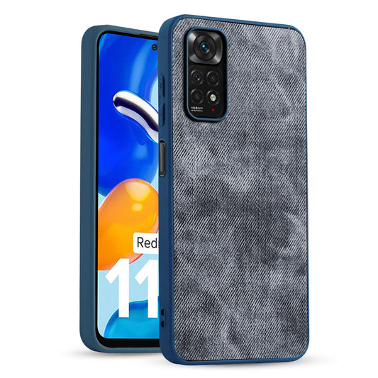 Classic Denim Finish Back Case for Redmi Note 11s