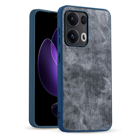 Classic Denim Finish Back Case for Oppo Reno 13 Pro 5G