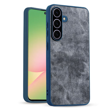 Classic Denim Finish Back Case for Samsung A56 5G with Raised Camera Edges & Micro-Fiber Lining