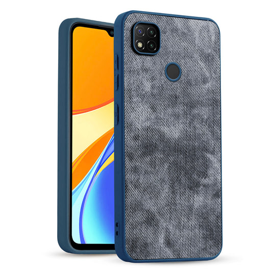 Classic Denim Finish Back Case for Redmi 9C