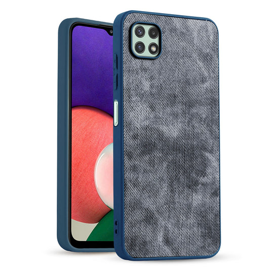 Classic Denim Finish Back Case for Samsung A22 5G