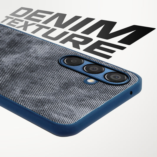 Classic Denim Finish Back Case for Samsung M15 5G