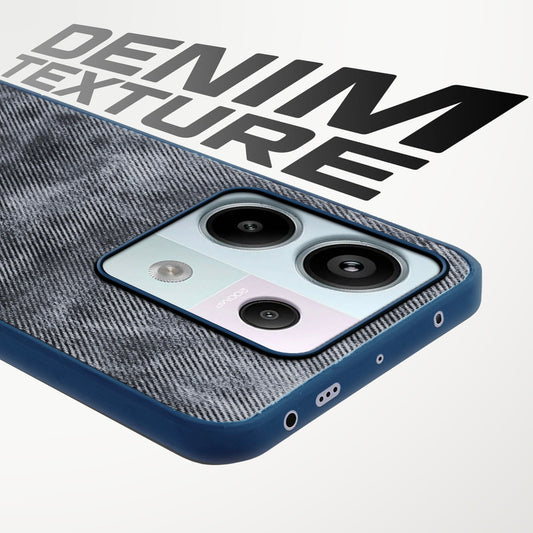 Classic Denim Finish Back Case for Redmi Note 13 Pro 5G
