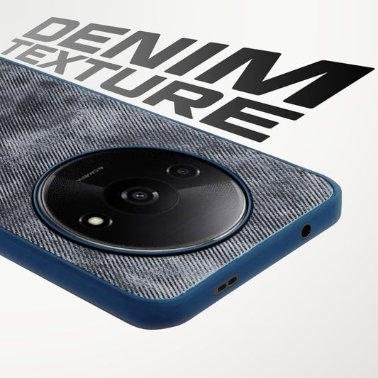 Classic Denim Finish Back Case for Redmi A3 2024