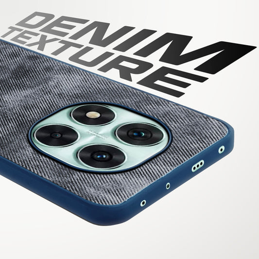 Classic Denim Finish Back Case for Redmi Note 14 Pro 5G