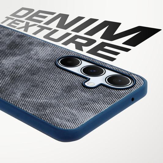 Classic Denim Finish Back Case for Samsung A55 5G