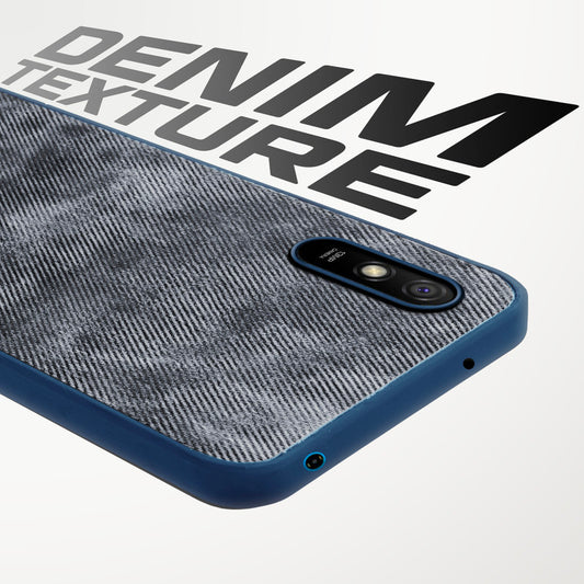 Classic Denim Finish Back Case for Redmi 9A