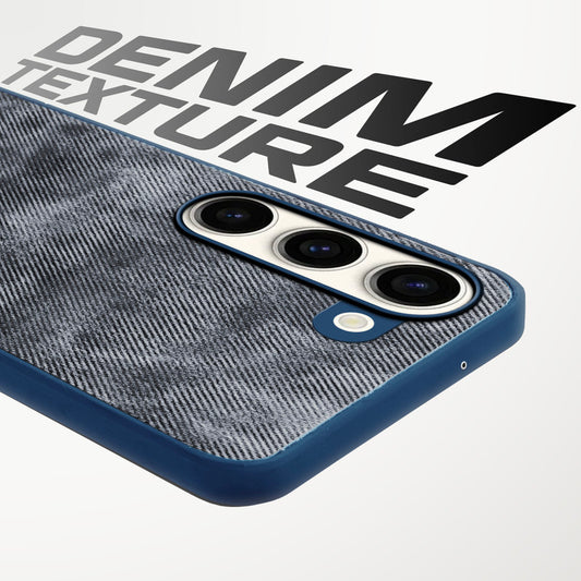 Classic Denim Finish Back Case for Samsung S23 5G with Raised Camera Edges & Micro-Fiber Lining