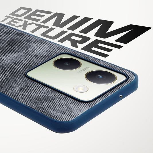 Classic Denim Finish Back Case for Vivo Y200 Pro 5G