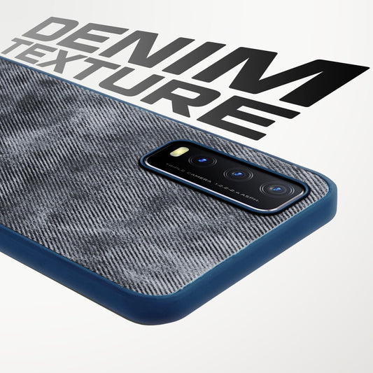 Classic Denim Finish Back Case for Vivo Y20