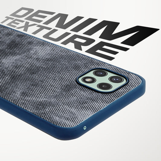 Classic Denim Finish Back Case for Samsung A22 5G