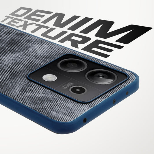 Classic Denim Finish Back Case for Redmi Note 13 5G