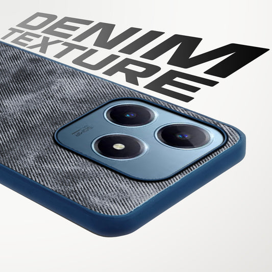 Classic Denim Finish Back Case for Realme C63