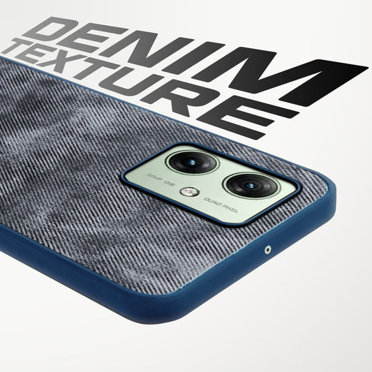 Classic Denim Finish Back Case for Motorola Moto G54 5G