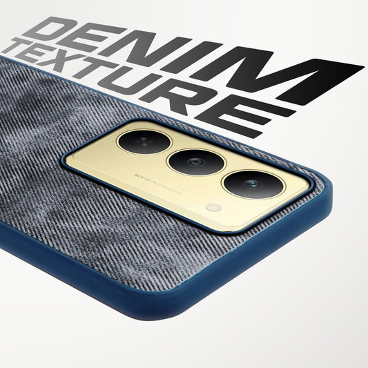 Classic Denim Finish Back Case for Realme 14x 5G