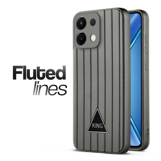 Glossy Matte Line Texture Back Cover for Oppo K13 5G