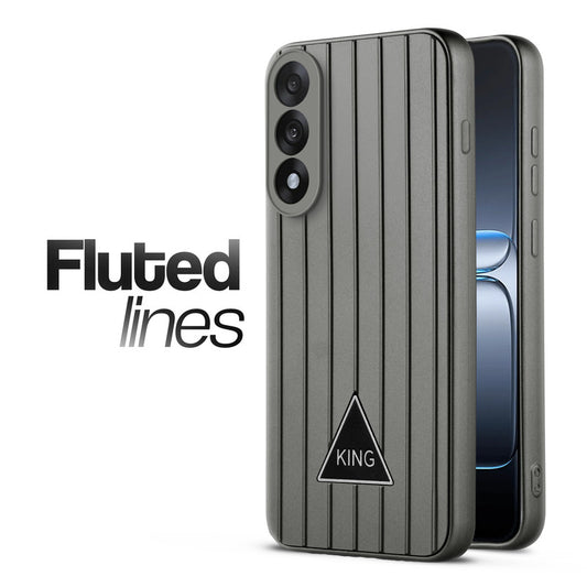 Glossy Matte Line Texture Back Cover for OnePlus Nord 5 5G