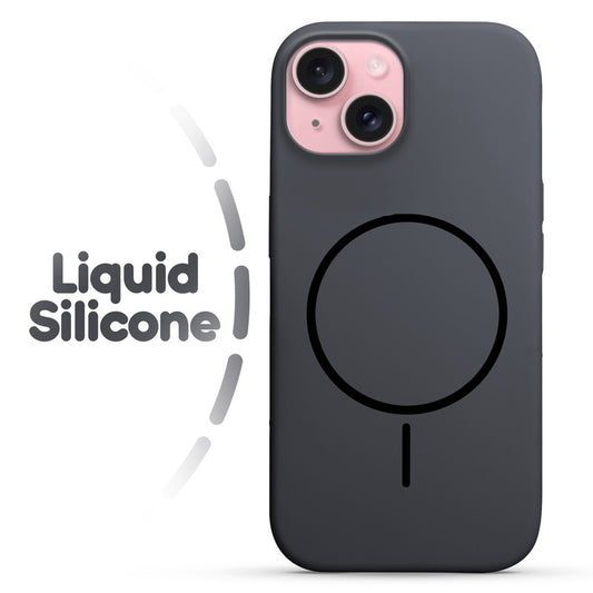 Cloud Feel Silicone Case for Apple iPhone 15 – Supports Wireless Charging