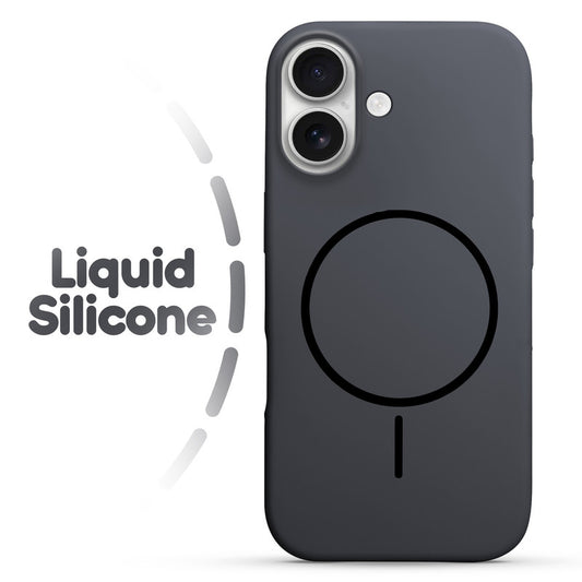 Cloud Feel Silicone Case for Apple iPhone 16 Plus – Supports Wireless Charging