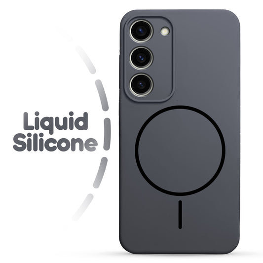 Cloud Feel Silicone Case for Samsung S23 5G – Supports Wireless Charging