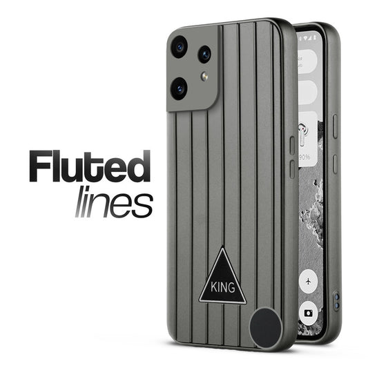 Glossy Matte Line Texture Back Cover for CMF Nothing Phone 2 Pro