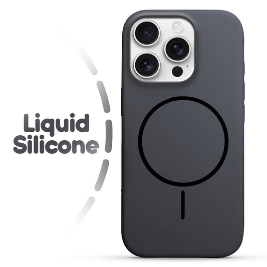 Cloud Feel Silicone Case for Apple iPhone 15 Pro Max – Supports Wireless Charging