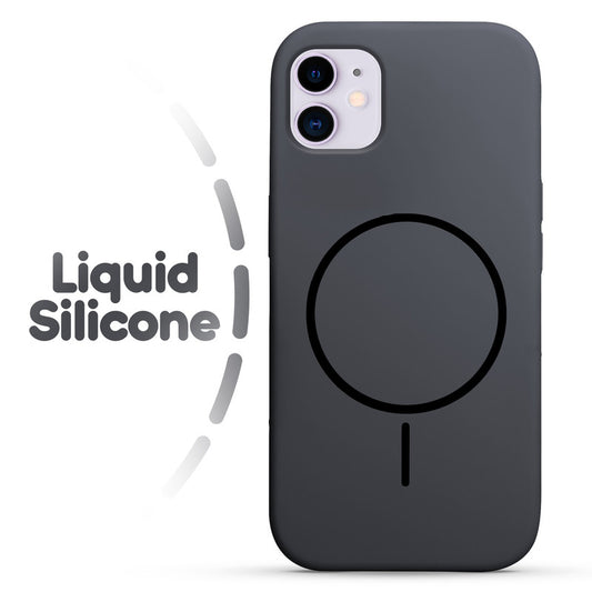 Wireless Charging Support Compatible Liquid Silicone Case For Apple iPhone 11
