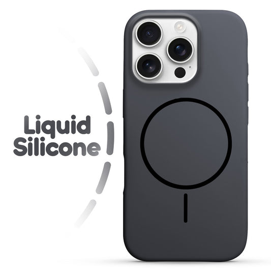 Cloud Feel Silicone Case for Apple iphone 16 Pro Max – Supports Wireless Charging