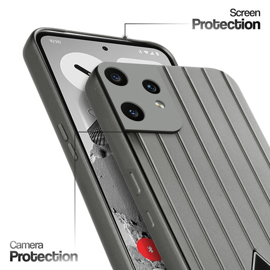 Glossy Matte Line Texture Back Cover for CMF Nothing Phone 2 Pro