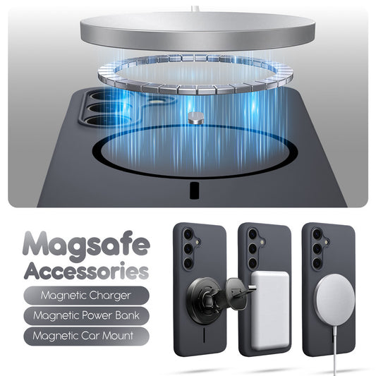 Cloud Feel Silicone Case for Samsung S23 FE 5G – Supports Wireless Charging