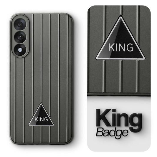 Glossy Matte Line Texture Back Cover for OnePlus Nord 5 5G