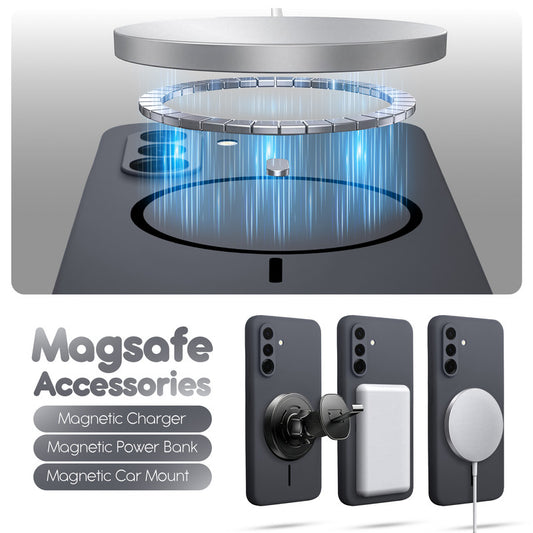 Cloud Feel Silicone Case for Samsung A36 5G – Supports Wireless Charging