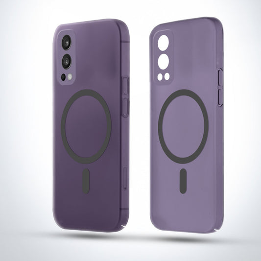 Sleek Frosted Matte Hard Back Cover With MagSafe Compatible Back Case for OnePlus Nord 2