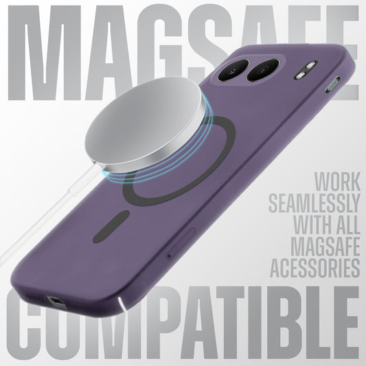 Sleek Frosted Matte Hard Case with MagSafe Support For OnePlus Nord 4 5G