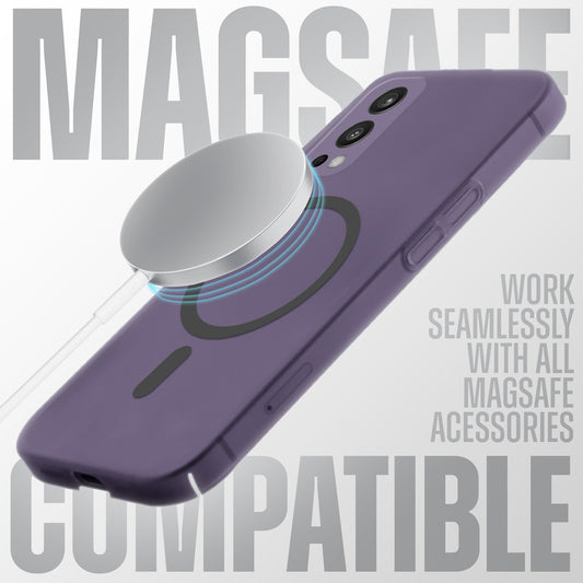 Sleek Frosted Matte Hard Back Cover With MagSafe Compatible Back Case for OnePlus Nord 2