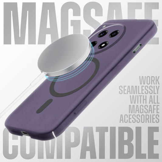 Sleek Frosted Matte Hard Case with MagSafe Support For OnePlus 12R 5G