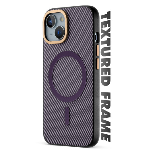 MagSafe Ready Checks Printed Back Case For Apple iPhone 15 with Enhanced Grip